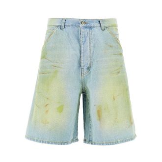 C.9.3 Stained-effect denim shorts Man 46