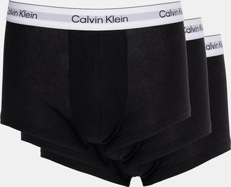 Calvin Klein Mens Calvin Klein 3 Pack Low Rise Mens Trunks - Black - Size: 35/34/32