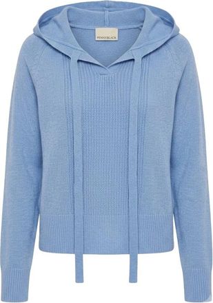 Pennyblack Truien & Vesten, Dames, Blauw, S, Pbbliuti Gebreide Hoodie