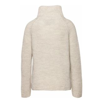 Drykorn Truien & Vesten, Dames, Beige, XL, Katoen, Veelzijdige Turtleneck Sweater voor dames