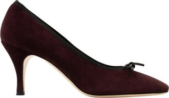 Parall&egrave;le Bay Pump - Dames - Pumps - Rood - 40 EU - Leer - Schoenen