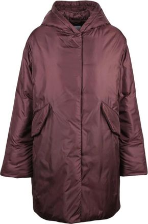 Aspesi Dames, Mantels, Rood, Maat: 2XS Nylon
