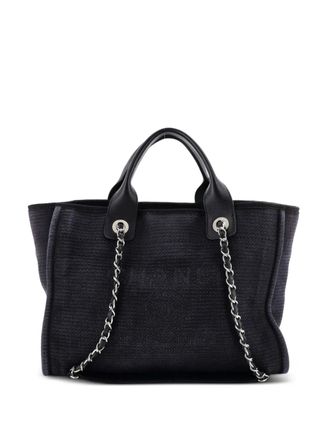 Chanel Deauville NM Mixed Fibers Small tote bag - Zwart