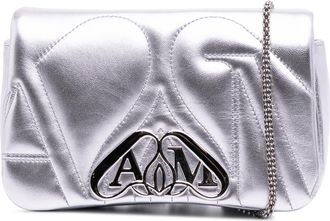 Alexander McQueen Alexander McQueen Pre-owned Womens Slash Quilted Shoulder Bag - Silver Leather - One Size