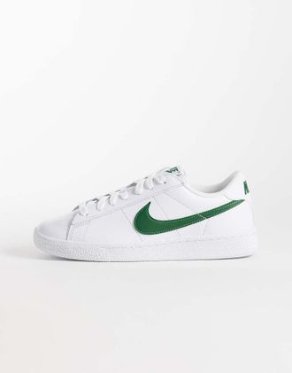 Nike Classic Tennis - Sneakers bianche e verdi-Bianco