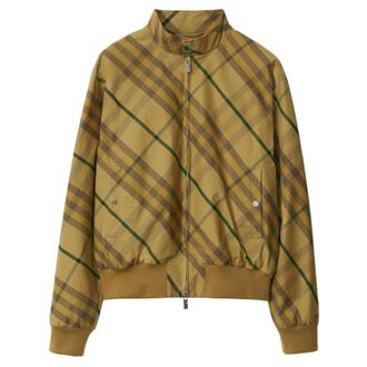 Burberry Check Bomber Jacket, Brand Size 46 ( US Size 36 )