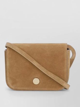 Fabiana Filippi suede leather shoulder bag adjustable strap