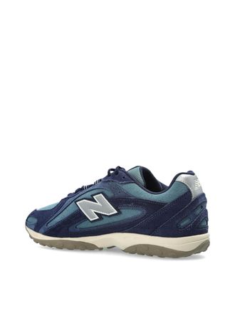 New Balance Suede and Leather Low-Top Sneakers - Navy
