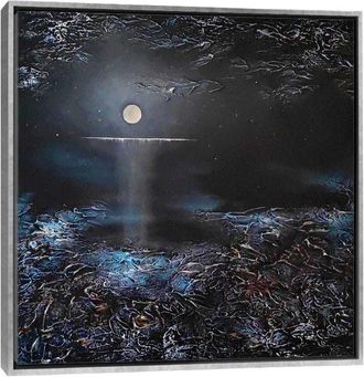 iCanvas Icanvas Moonlight Framed Canvas By Vera Hoi Wall Art