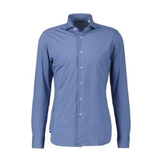 Xacus Herenoverhemd - Heren - Casual Overhemden - Blauw - S - Overhemden