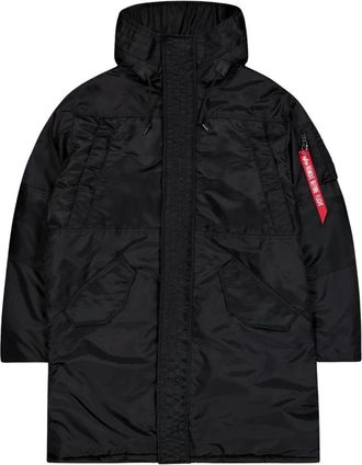 Alpha Industries Hombre, Chaquetas, Negro, Talla: L