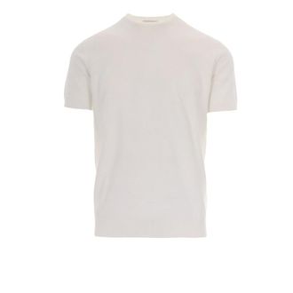Paolo Pecora T-Shirts, male, White, Size: M Crew Neck T-shirt
