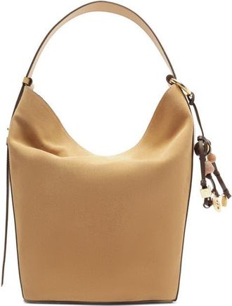 Arezzo Large Simone Suede Hobo Bag in Verano/verano/new Cocoa at Nordstrom