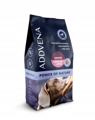 OEM Alimento Seco Para Perros Addvena Power Of Nature Junior Cordero 10 Kg