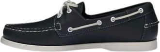 Sebago Docksides Portland - Heren - Bootschoenen - Blauw - 40 1/2 EU - Leer - Schoenen