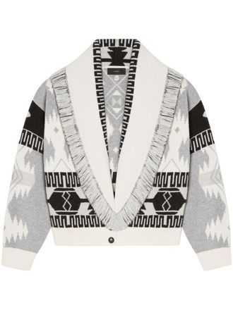 Alanui Vest met jacquard - Wit
