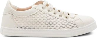 AGL Womens Mesh Sneaker In Off White