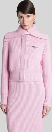 Givenchy Knitwear In Rose-pink Wool