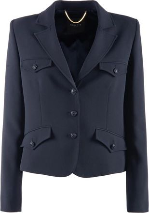 Nenette Blauwe Jassen voor Vrouwen - Dames - Blazers - Blauw - L - Jassen