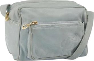 Loewe Pre-owned Schoudertas - Dames - Vintage Schoudertas - Blauw - ONE Size - Leer - Vintage