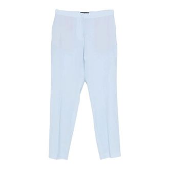 Fabiana Filippi Cropped Trousers, female, Blue, Size: XS Montefalco Pants