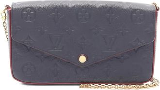 Louis Vuitton Portafoglio Pochette Félicie - Blu