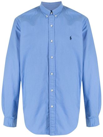 Polo Ralph Lauren embroidered-Pony shirt - Blue