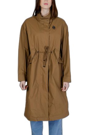 Blauer Langemouwen Utility Trenchcoat