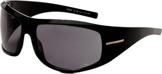 HUGO BOSS Womens 70 mm Black Sunglasses