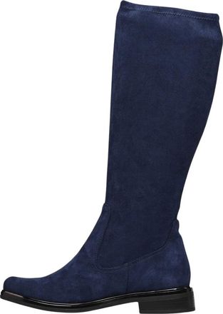 Caprice Ocean Stretch Elegante Dameslaars - Dames - Hoge Laarzen - Blauw - 38 EU - Schoenen