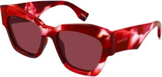 Gucci Sunglasses, female, Pink, Size: 55 MM Gg2150S Sunglasses