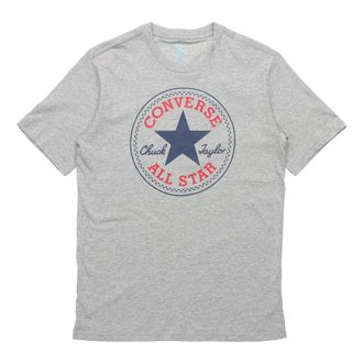 Converse Chuck Taylor All Star Classic Round Neck Short Sleeve Gray 10007887-A03