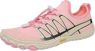 Generic Versatile Unisex Casual Wading Footwear for Outdoor Beach Swimming Running and (6.5) Pink