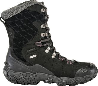 Oboz Footwear Womens Bridger 9 Insulated B-Dry Waterproof Boot In Black Sea