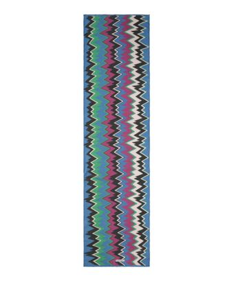 Ferragamo Zigzag Print Scarf