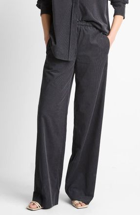 Vince Pull-On Corduroy Pants in Graphite at Nordstrom, Size X-Large