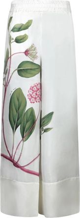 Pierre-Louis Mascia Wide-leg Broek - Dames - Wijde Broeken - Wit - XS - Broeken
