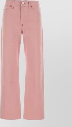 Kenzo straight leg denim jeans belt loops pockets