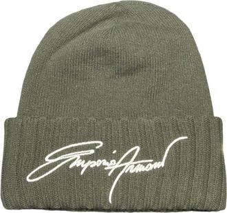 Emporio Armani Accessoires, Heren, Groen, M, Stijlvolle Hoeden en Beanies Collectie