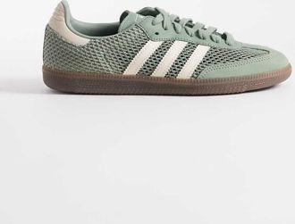 adidas Originals Samba OG - Sneakers alluncinetto verde chiaro e bianco