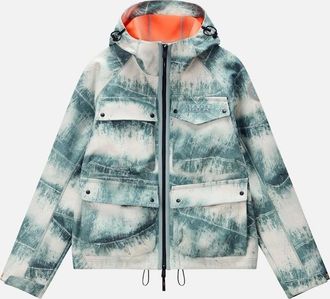 Napapijri Mens Napapijri Rivalto Print Jacket - Blue - Size: 38/Regular