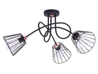 OEM L&aacute;mpara Colgante Wire Elegante, Cobre Loft