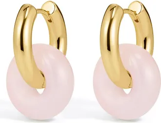 Luv AJ Rio Washer Hoop Earrings in Gold at Nordstrom
