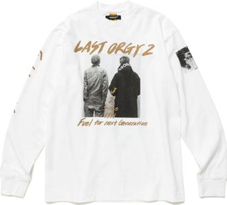 Human Made x Undercover Last Orgy 2 1991 Long Sleeve T-shirt White XX24CS002