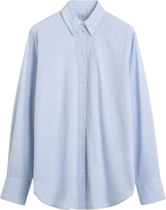 Toteme Blue Regular Solid Shirt