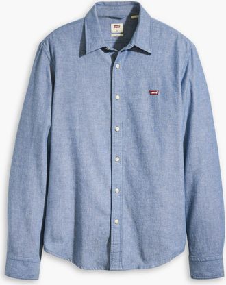 Levi's Battery Housemark Slim Fit Shirt - Mens - 2XL - Blue