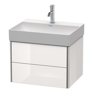 Duravit Xsquare Mueble De Pared 58.4x46.0 Cm, 2 Cajones, Para - Duravit