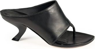 Vic Mati&eacute; K24 Apostrophe teenslipper - Dames - Muiltjes - Zwart - 37 EU - Leer - Schoenen