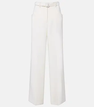 Gabriela Hearst Norman virgin wool wide-leg pants