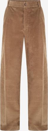 Moncler Gerade Cordhose im Luxus-Finish